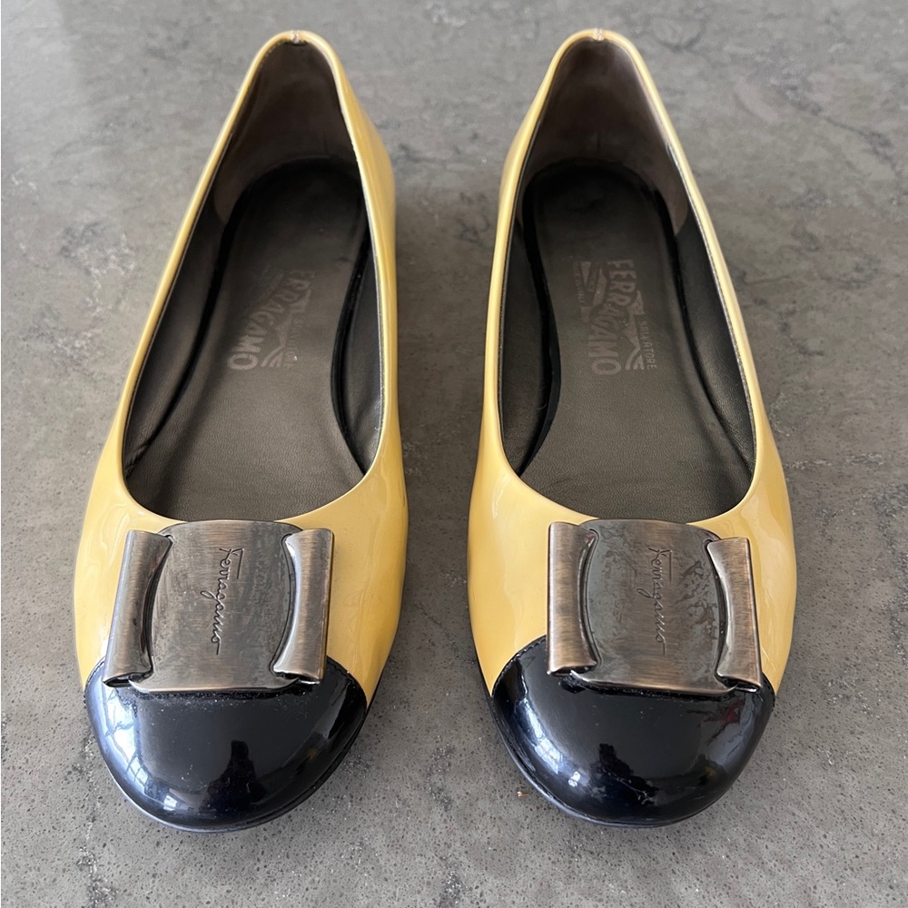 Salvatore Ferragamo ballet flats.